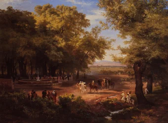 Die Alameda von Mexiko-Stadt